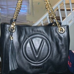 Black Valentino Tote Bag